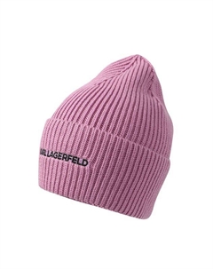 Шапка с отворотом и логотипом бренда Karl lagerfeld