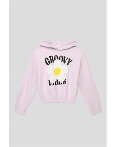 Худи с вышитым принтом Ovs