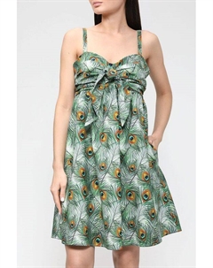 Хлопковый сарафан с принтом Belucci