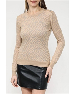 Джемпер с принтом-монограммой бренда Guess