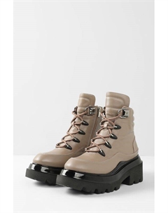 Кожаные ботинки на шнуровке Ever be