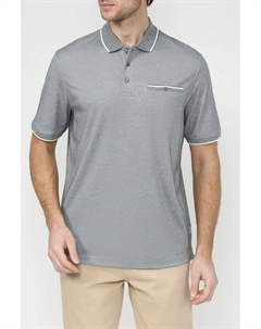 Поло хлопковое с контрастными деталями Bugatti