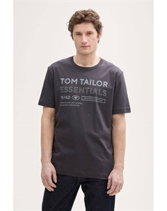 Футболка хлопковая с принтом Tom tailor