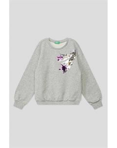 Свитшот с декором из пайеток Benetton