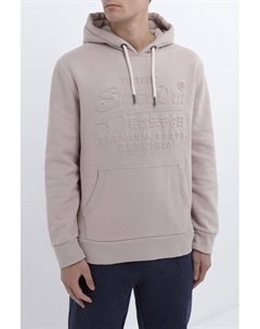 Худи хлопковое с карманом Superdry