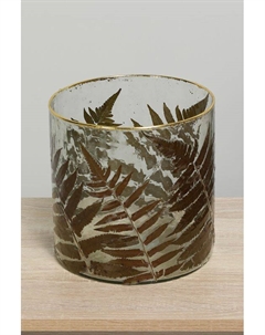 Подсвечник стеклянный с принтом Getaway Chic Kersten