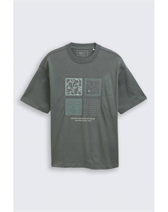 Футболка хлопковая с принтом Tom tailor