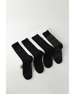 Подарочный набор из 4 пар классических носков Tommy hilfiger