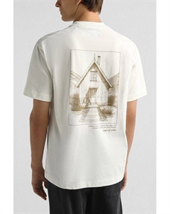 Футболка хлопковая с принтом Marc o'polo