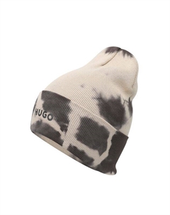 Шапка хлопковая с принтом Hugo