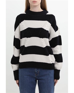 Джемпер текстурный в полоску Guess