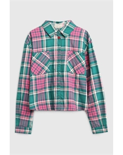 Рубашка хлопковая в клетку Benetton