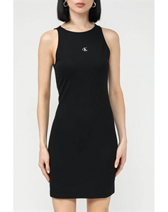 Платье мини трикотажное без рукавов Calvin klein jeans