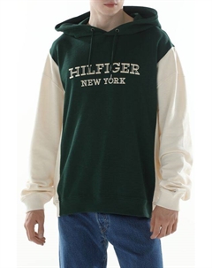 Худи хлопковое с принтом Tommy hilfiger