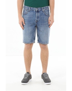 Шорты джинсовые с эффектом потертости Superdry