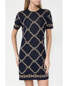 Платье трикотажное с принтом Twinset