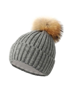 Шапка с помпоном Panda&elephant