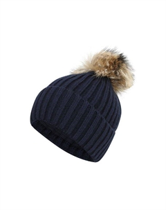 Шапка с помпоном на флисовой подкладке Gioco