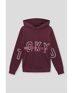 Худи хлопковое с принтом Ovs