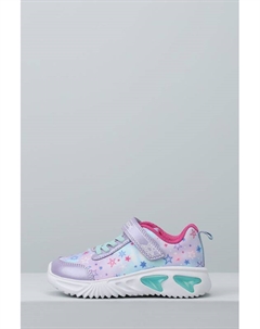 Кроссовки на липучке со светодиодами Geox