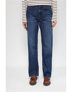 Прямые джинсы с эффектом потертости More&more