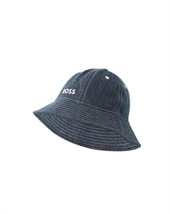 Джинсовая панама с логотипом Boss