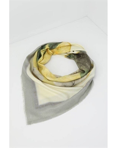 Платок из смесовой шерсти с принтом Auranna