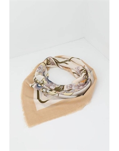 Платок из смесовой шерсти с принтом Auranna