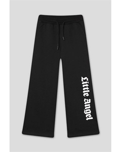 Брюки хлопковые на кулиске с принтом Gioco