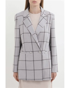 Пиджак двубортный приталенный в клетку Rinascimento
