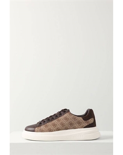 Кеды с принтом из монограмм Guess