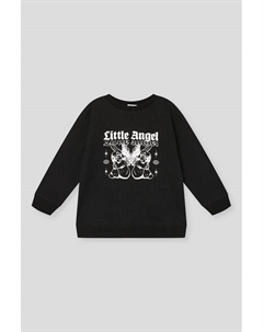 Свитшот хлопковый с принтом Gioco