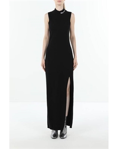 Платье хлопковое без рукавов с разрезом Karl lagerfeld jeans