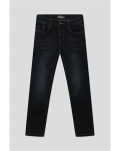 Джинсы с эффектом потертости S.oliver