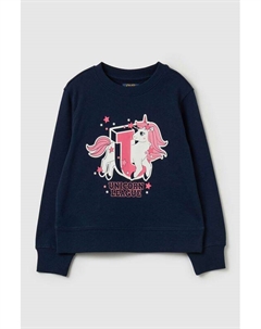 Свитшот хлопковый с принтом Ovs