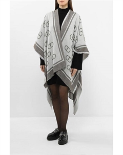 Пончо-накидка с логотипом Twinset