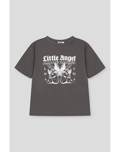 Футболка хлопковая с принтом Gioco