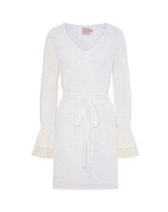 Платье А-силуэта с поясом Dfb