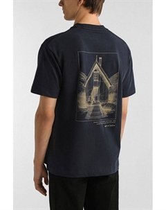 Футболка хлопковая с принтом Marc o'polo