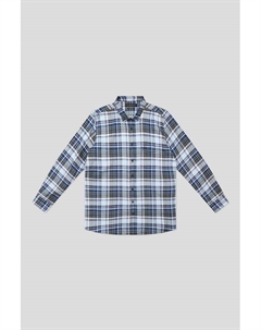 Рубашка хлопковая в клетку Bugatti