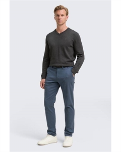 Брюки хлопковые зауженного кроя Tom tailor