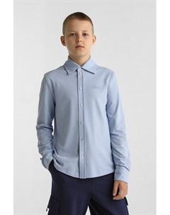 Рубашка хлопковая с принтом Gioco