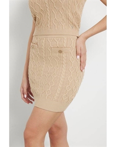 Юбка мини вязаная с фальш карманами Guess