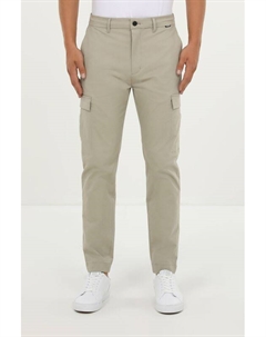 Брюки хлопковые с карманами Calvin klein