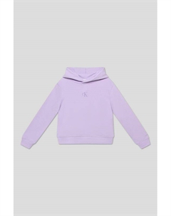 Худи хлопковое с логотипом Calvin klein jeans