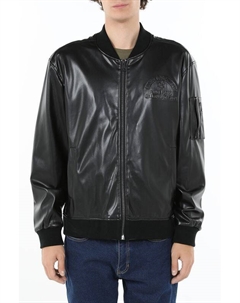 Куртка-бомбер из экокожи Guess