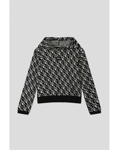 Хлопковое худи с принтом Guess