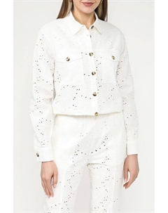 Рубашка хлопковая с карманами Twinset