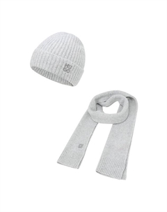 Комплект шерстяной из шапки и шарфа Hugo