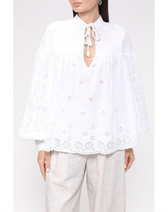 Блуза из хлопка ришелье Replay